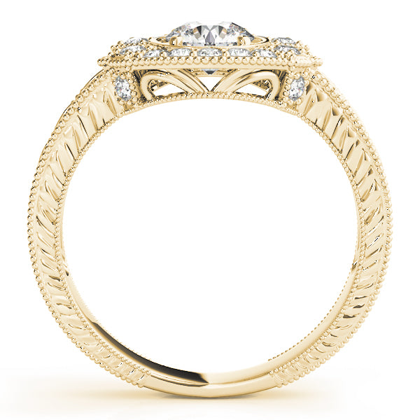 Vintage Halo Diamond Engagement Ring (1/3 ct. tw.)