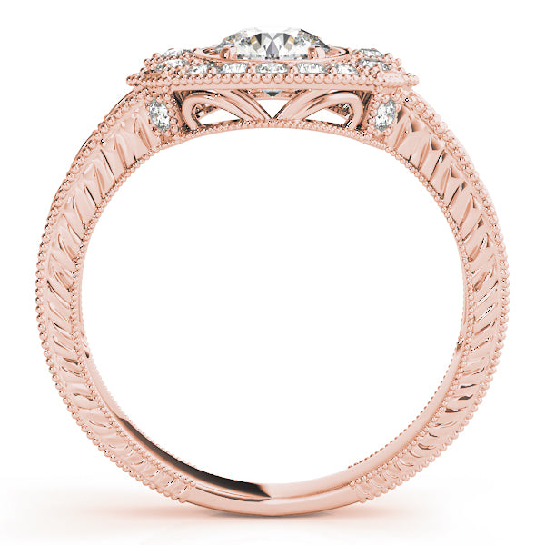 Vintage Halo Diamond Engagement Ring (1/3 ct. tw.)