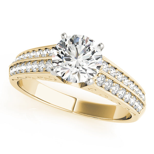 Pavé Diamond Engagement Ring (1/4 ct. tw.)