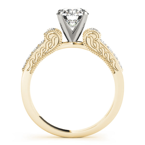 Vintage Milgrain Diamond Engagement Ring (1/3 ct. tw.)