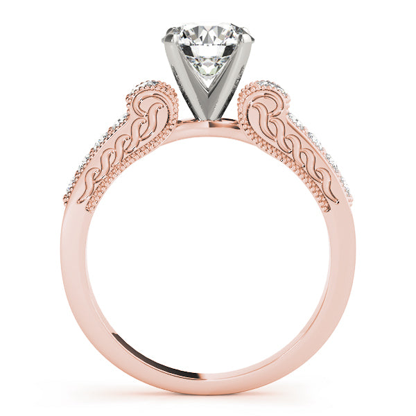 Vintage Milgrain Diamond Engagement Ring (1/3 ct. tw.)