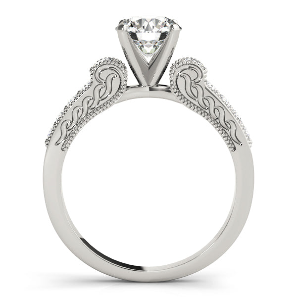 Vintage Milgrain Diamond Engagement Ring (1/3 ct. tw.)