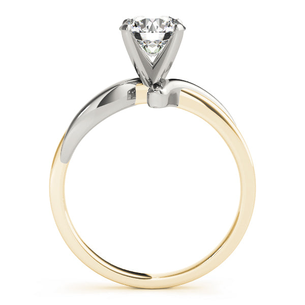 Classic Bypass Solitaire Engagement Ring