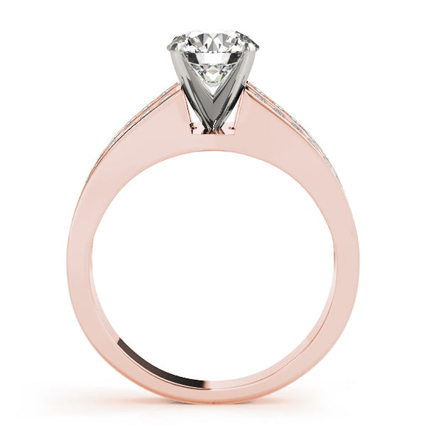 Channel-Set Split Shank Diamond Engagement Ring (1/2 ct. tw.)