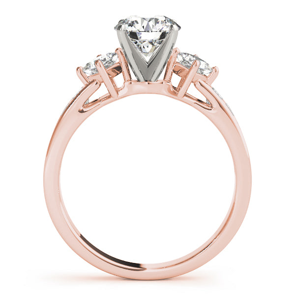Channel-Set Three-Stone Princess Diamond Engagement Ring (3/4 ct. tw.)