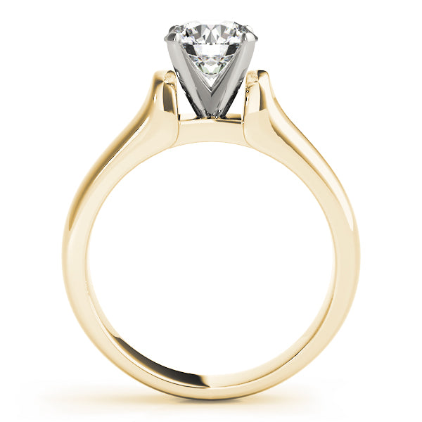 Classic Four-Prong Solitaire Diamond Engagement Ring