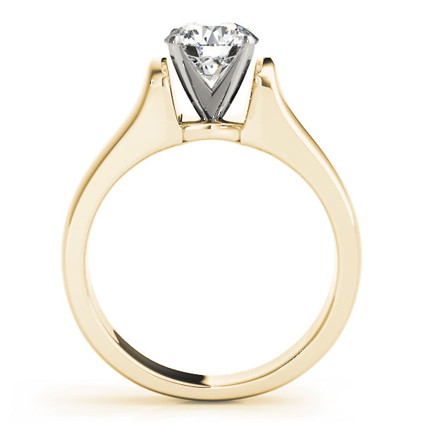 Classic Four-Prong Solitaire Diamond Engagement Ring