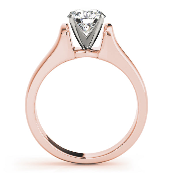 Classic Four-Prong Solitaire Diamond Engagement Ring