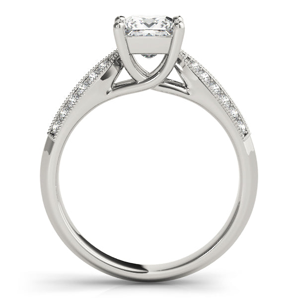 Classic Double Row Channel-Set Diamond Engagement Ring (3/8 ct. tw.)