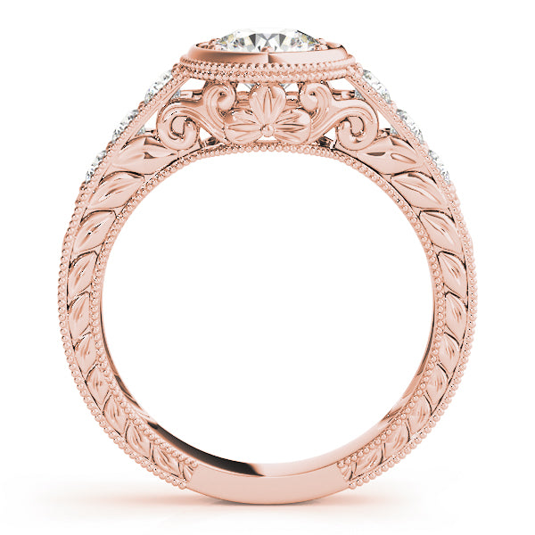 Vintage Bezel and Channel-Set Diamond Engagement Ring (1/3 ct. tw.)