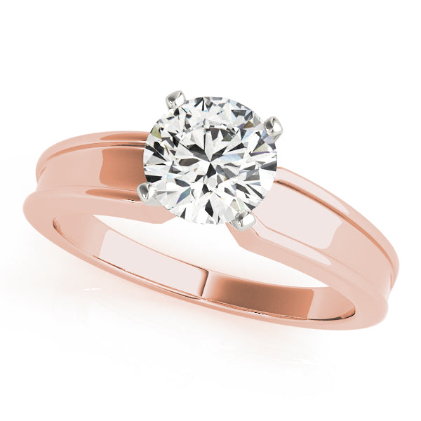 Classic Four-Prong Solitaire Diamond Engagement Ring