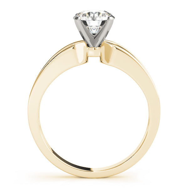 Classic Four-Prong Solitaire Diamond Engagement Ring