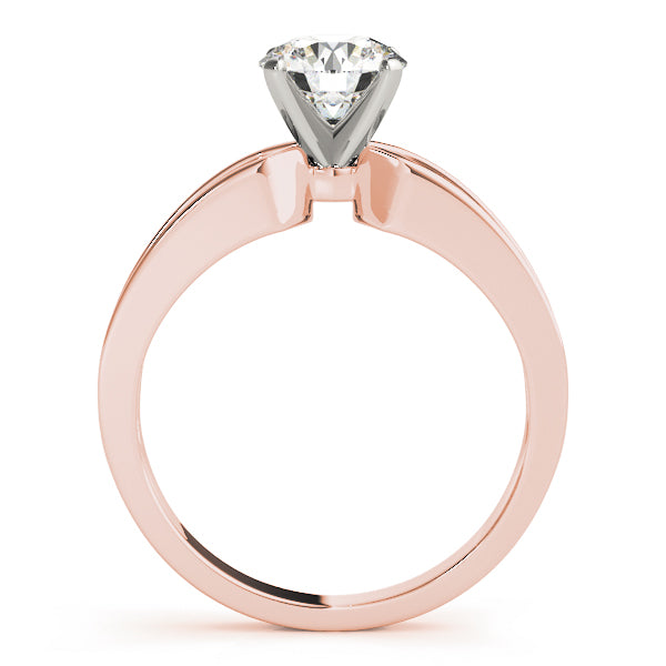 Classic Four-Prong Solitaire Diamond Engagement Ring