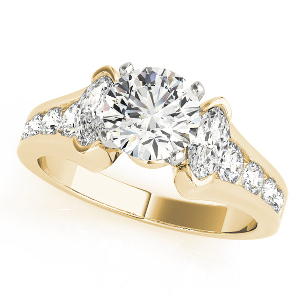 Graduated Three-Stone Diamond Engagement Ring (7/8 ct. tw.)