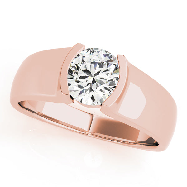 Modern Bezel Engagement Ring