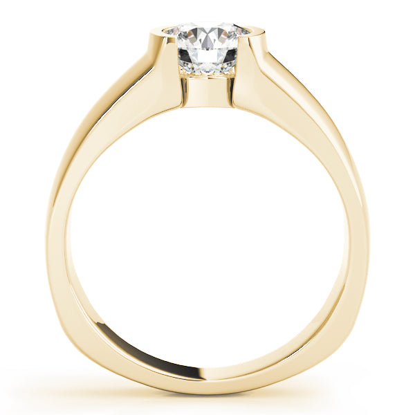 Modern Bezel Engagement Ring