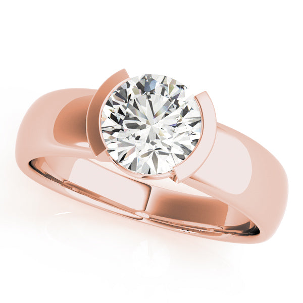 Modern Tension-Set Engagement Ring