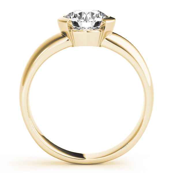 Modern Tension-Set Engagement Ring
