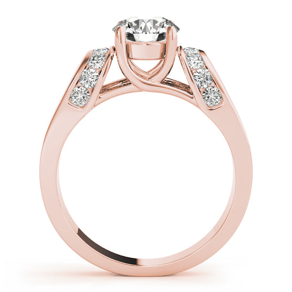 Graduated Channel-Set Diamond Engagement Ring (1/2 ct. tw.)