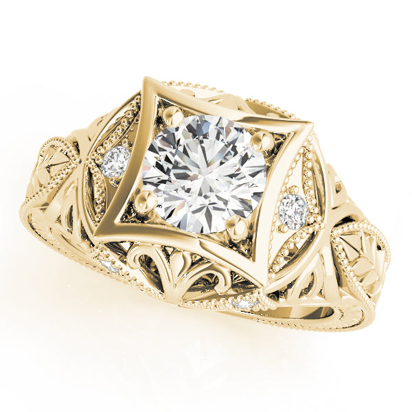 Vintage Filigree Diamond Engagement Ring (1/20 ct. tw.)