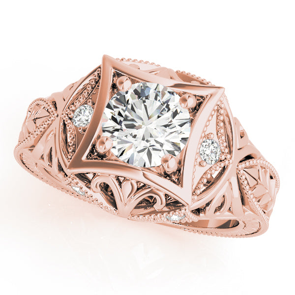Vintage Filigree Diamond Engagement Ring (1/20 ct. tw.)