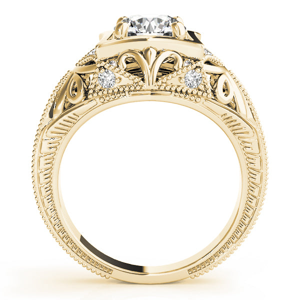 Vintage Filigree Diamond Engagement Ring (1/20 ct. tw.)