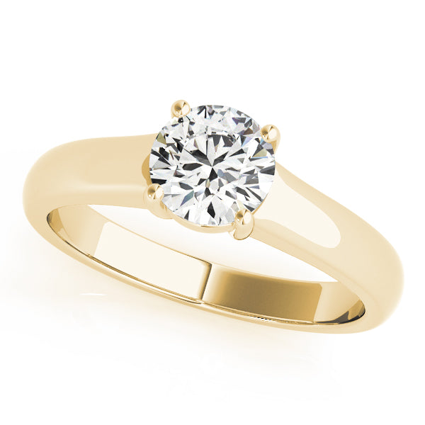 Classic Four-Prong Solitaire Engagement Ring