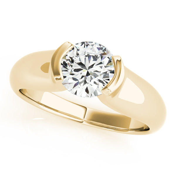 Modern Bezel Engagement Ring