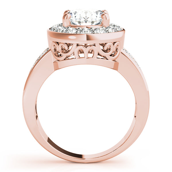 Halo Pavé Diamond Engagement Ring (3/4 ct. tw.)
