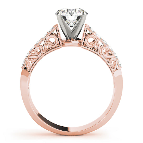 Vintage Filigree Diamond Engagement Ring (1/8 ct. tw.)