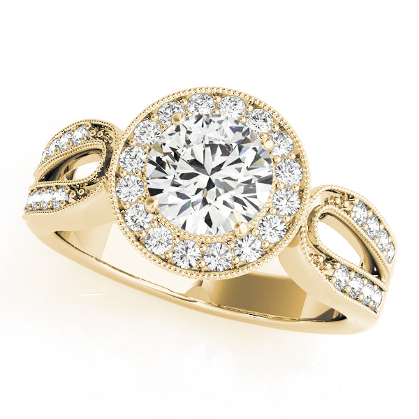 Vintage Halo Diamond Engagement Ring (1/3 ct. tw.)