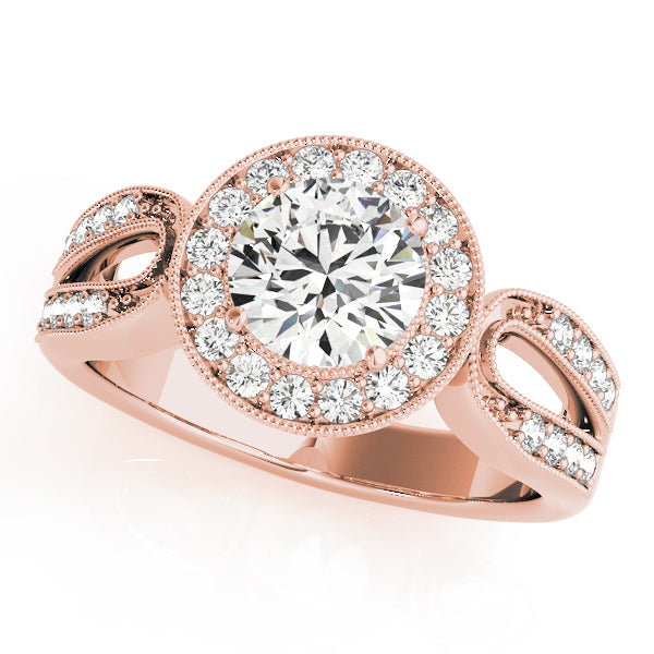 Vintage Halo Diamond Engagement Ring (1/3 ct. tw.)