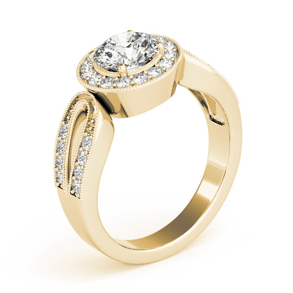 Vintage Halo Diamond Engagement Ring (1/3 ct. tw.)