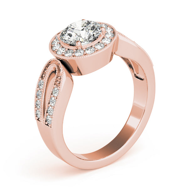 Vintage Halo Diamond Engagement Ring (1/3 ct. tw.)