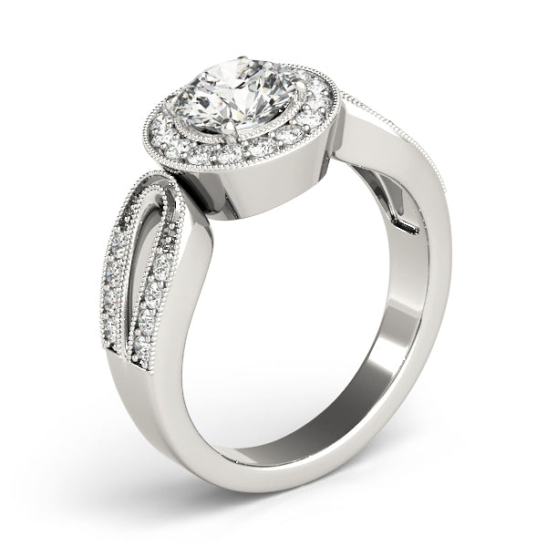 Vintage Halo Diamond Engagement Ring (1/3 ct. tw.)