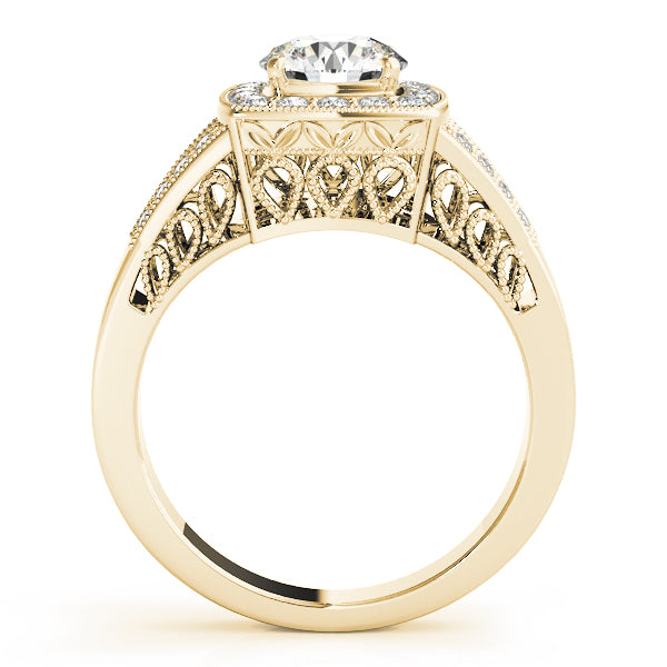 Vintage Halo Diamond Engagement Ring (1/3 ct. tw.)