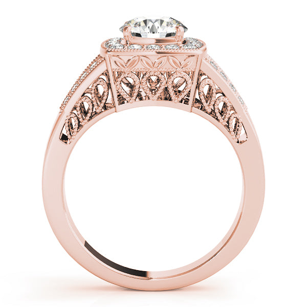 Vintage Halo Diamond Engagement Ring (1/3 ct. tw.)