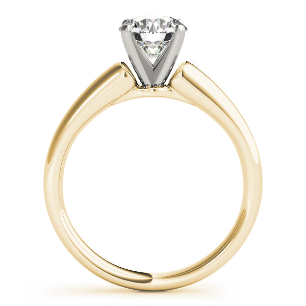 Classic Four-Prong Solitaire Diamond Engagement Ring