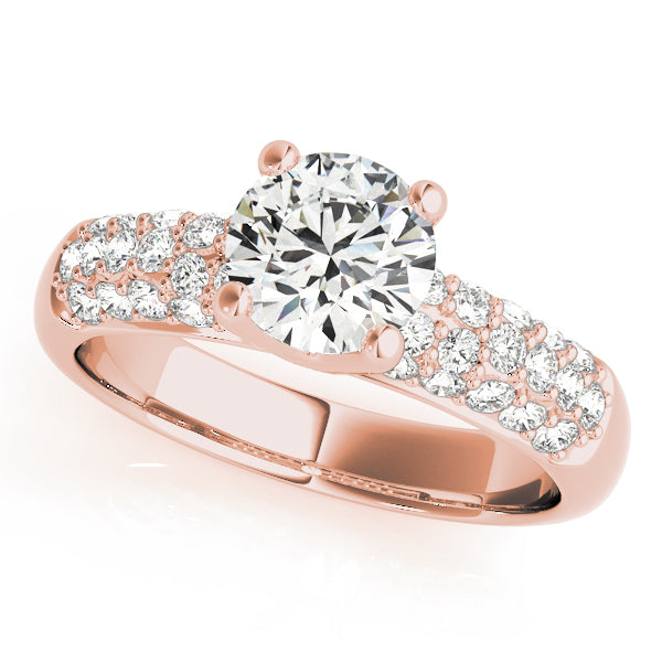 Pavé Diamond Engagement Ring (1/2 ct. tw.)