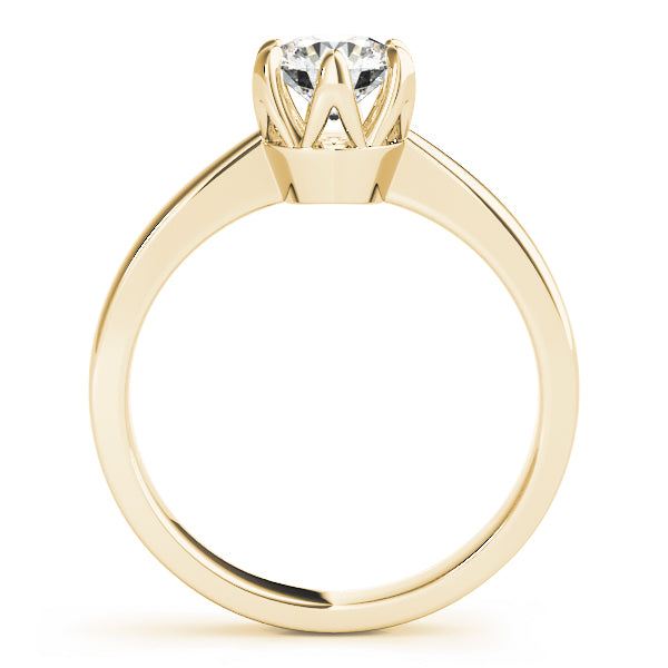 Classic Six-Prong Solitaire Diamond Engagement Ring