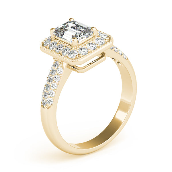 Halo Pavé Diamond Engagement Ring (7/8 ct. tw.)
