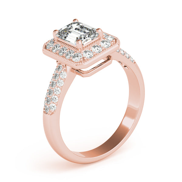 Halo Pavé Diamond Engagement Ring (7/8 ct. tw.)