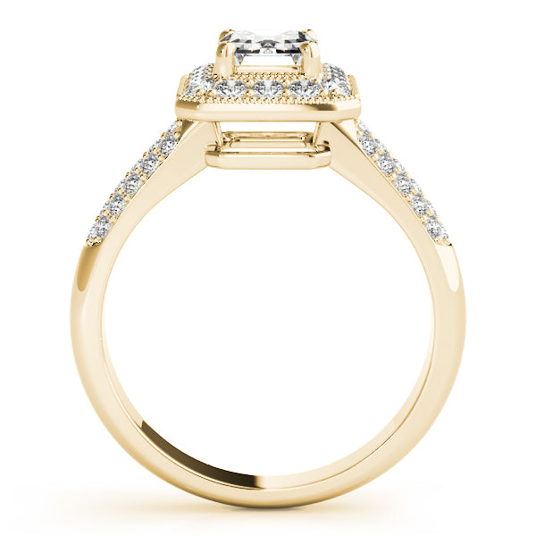 Halo Pavé Diamond Engagement Ring (7/8 ct. tw.)