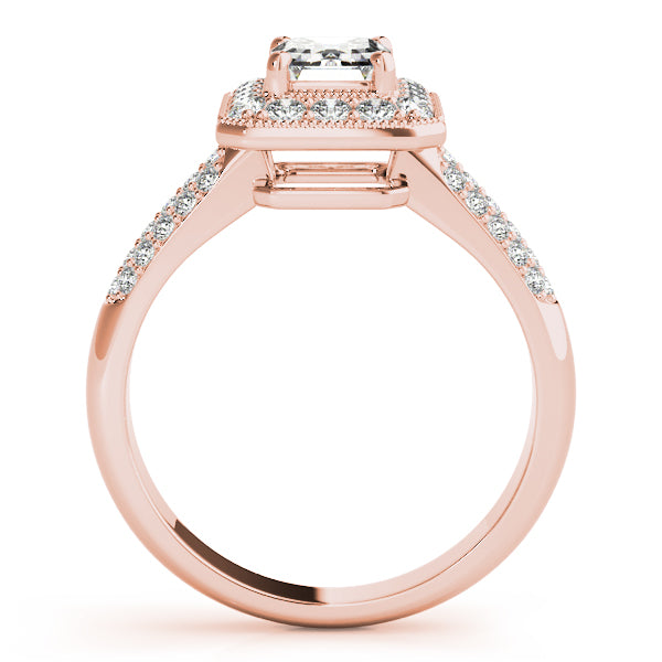 Halo Pavé Diamond Engagement Ring (7/8 ct. tw.)