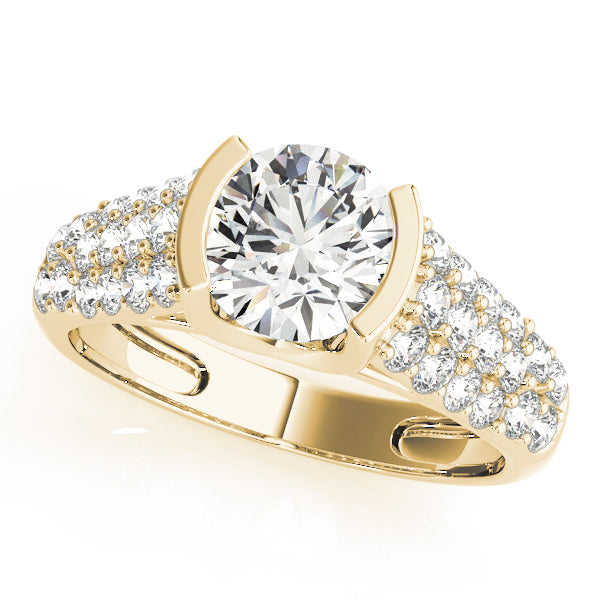 Riviera Pavé Diamond Engagement Ring (5/8 ct. tw.)