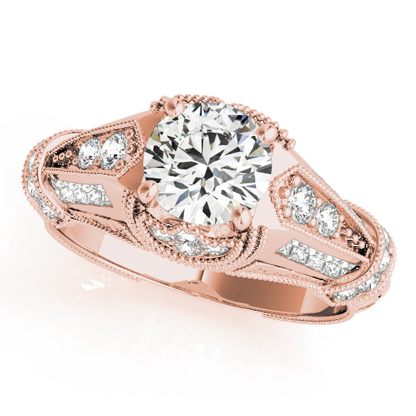 Vintage-Inspired Cluster Diamond Engagement Ring (3/8 ct. tw.)
