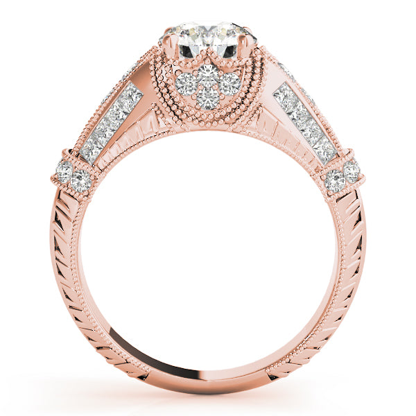 Vintage-Inspired Cluster Diamond Engagement Ring (3/8 ct. tw.)