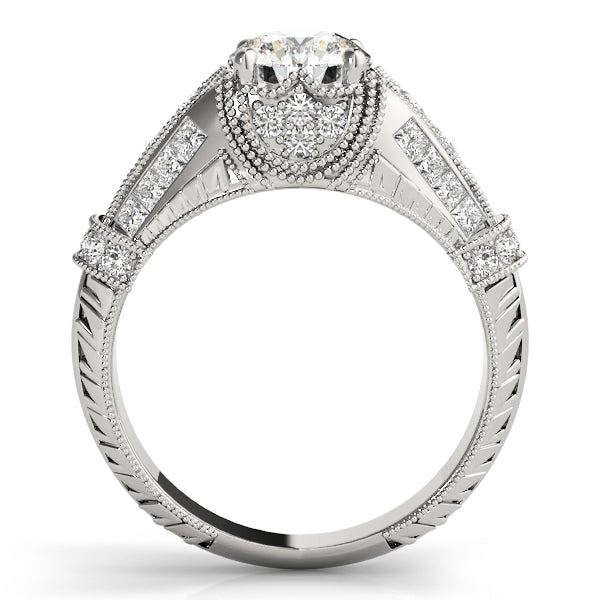 Vintage-Inspired Cluster Diamond Engagement Ring (3/8 ct. tw.)