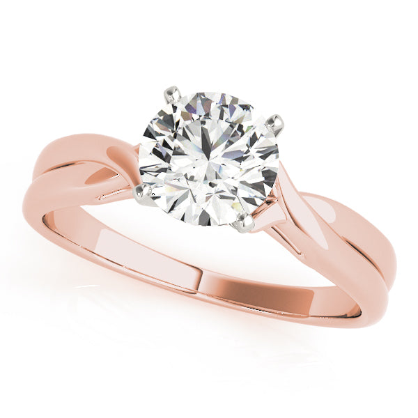 Classic Split-Shank Solitaire Engagement Ring