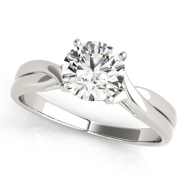 Classic Split-Shank Solitaire Engagement Ring